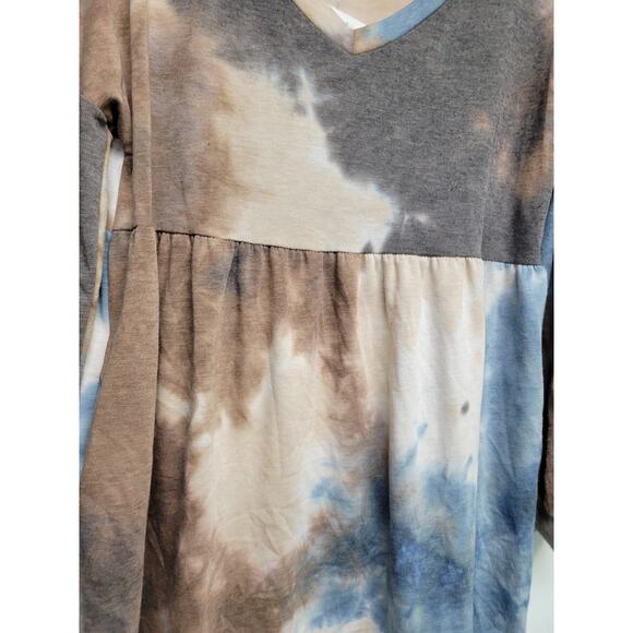 Velvet Torch Coco French Terry Babydoll Dress Small - Picture 5 of 6